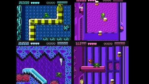 Battletoads 4 Player Race - Part 1