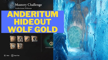 Anderitum Hideout Wolf Gold Medal Mastery Challenge : Assassins Creed Valhalla