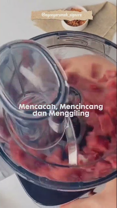 Food Processor Pro Signora, alatnya satu dengan sepuluh kemudahan