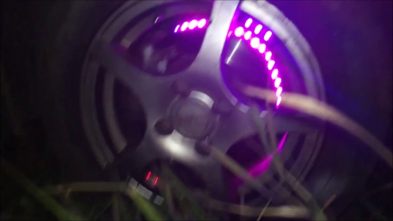 ВАЗ 2112 Подсветка колёс - YouTube