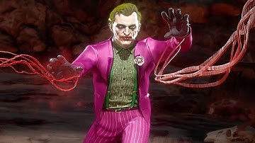 MK11 The Joker Master of Mayhem Performs All Ninja Fatalities