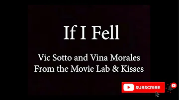 If I fell by Vic Sotto and Vina Morales (Lab & Kisses)