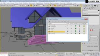 Экстерьер в 3ds max с нуля. Часть 5. "Доделываем окна и фундамент"