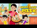 Homemade pizza story  animated stories  english cartoon  moral stories  puntoon kids