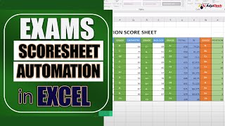 How to automate exams result  in excel screenshot 5