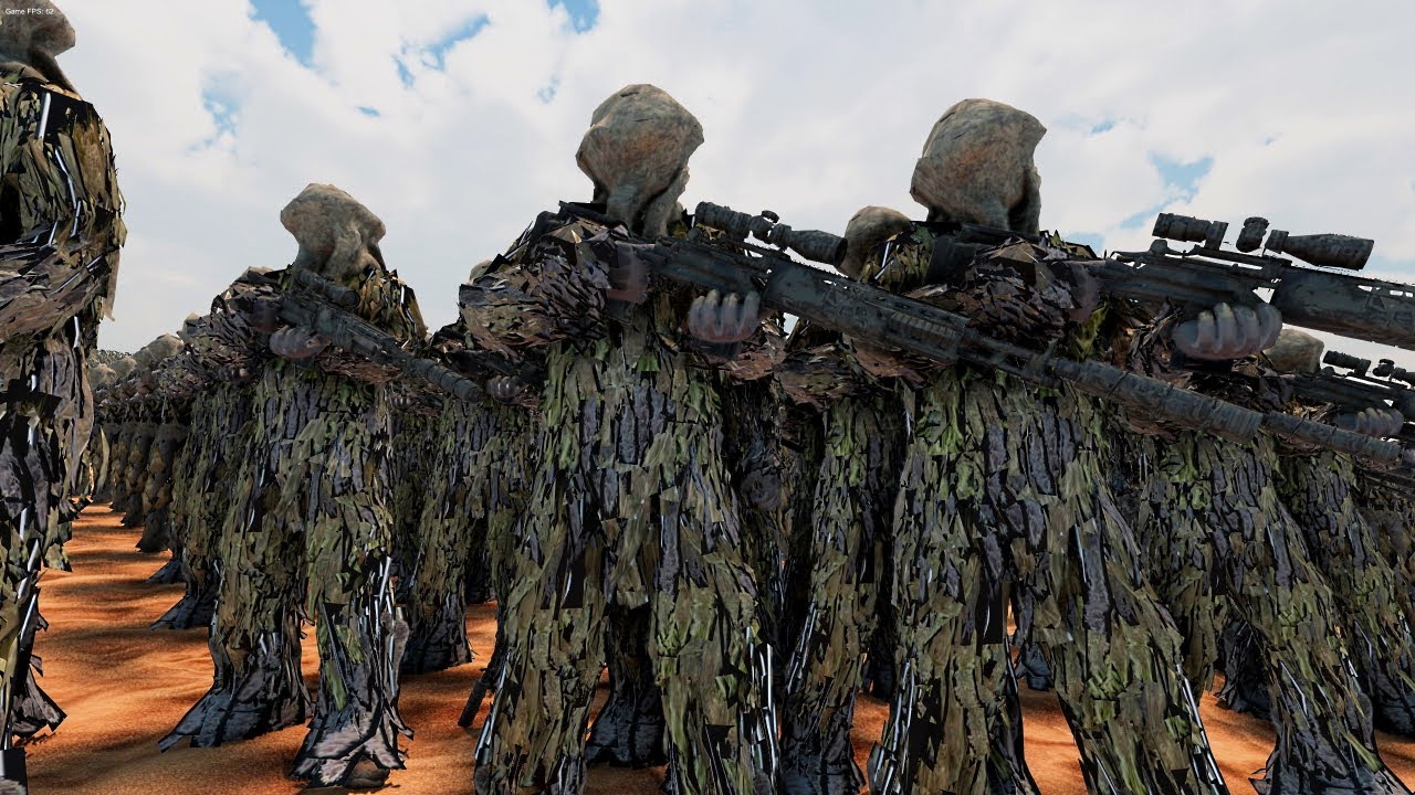 100,000 SNIPERS vs 1 MILLION PUPPET TERRORISTS - UEBS 2