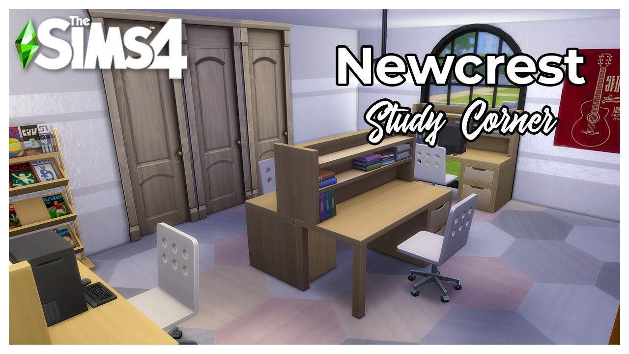 Newcrest Study Corner | The Sims 4 Speed Build