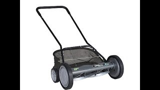 EARTHWISE 18 Reel Mower with Removable Grass Catcher 