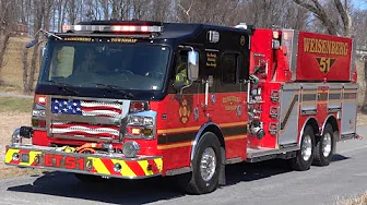Weisenberg Volunteer Fire Department Engine Tanker 51 Responding 3/18/25