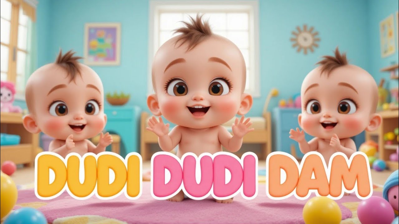 Dudi Dudi Dam Dam – Cute   duck  & Baby Learning Fun