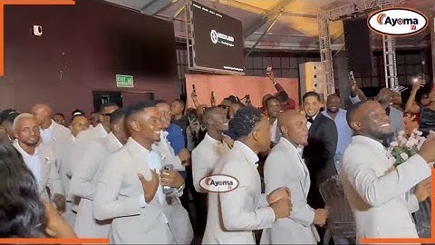 WACHEZAJI WA YANGA WALIVYOINGIA NA AZIZ KI UKUMBINI  KWENYE HARUSI YAKE NA HAMISA | TAZAMA VITUKO