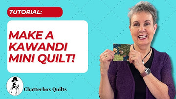 Maak een prachtige Kawandi miniquilt met stofresten