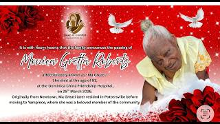 Funeral of Monica Gretta Robert’s known as  Ma Great of Newtown Net Worth