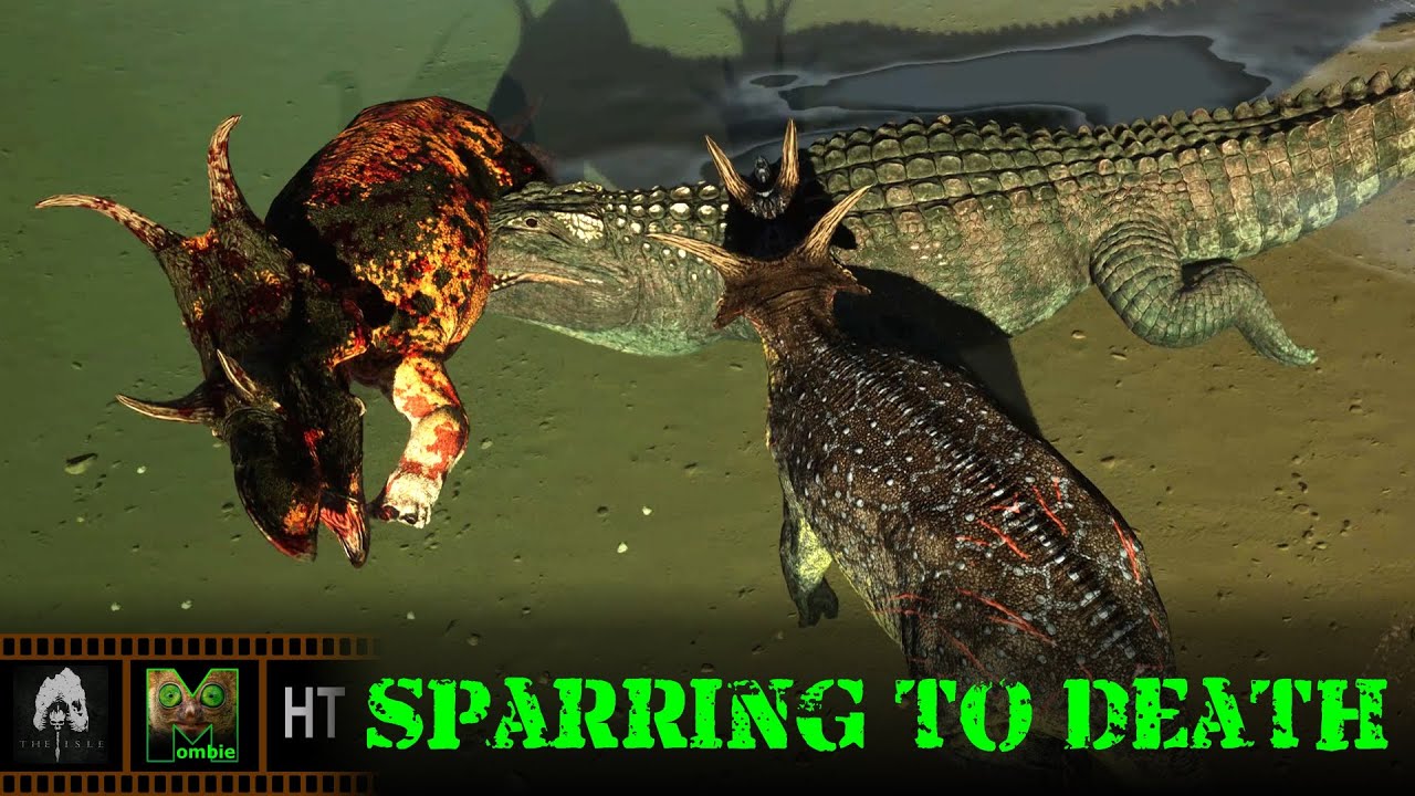 The Isle Evrima - Sparring To Death - Horde Test - Diabloceratops