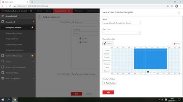 How to Manage Access Level on HikCentral Access Control