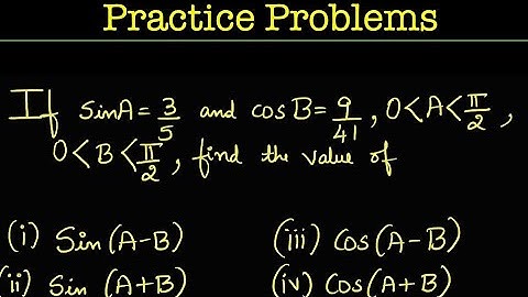 6. Application of Sum and Difference Formulas of Trigonometric Functions Sine, Cosine and Tangent