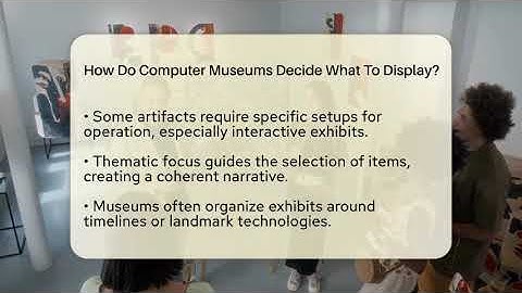 How Do Computer Museums Decide What To Display? - Inside Museum Walls