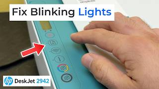 HP DeskJet 2942 : How to Fix Blinking Error Lights