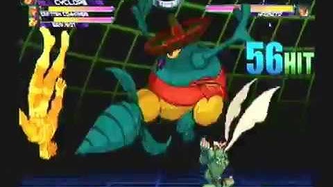 MvC2: Triple Infinite Combo # 13 - Magneto/Jin/Amingo (3 variations)