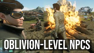Oblivion NPCs are spilling over into Star Citizen