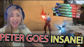 Janet Reacts to Peter's HUGE CLUTCH ACE! Valorant Best Plays and Funny Moments! #328