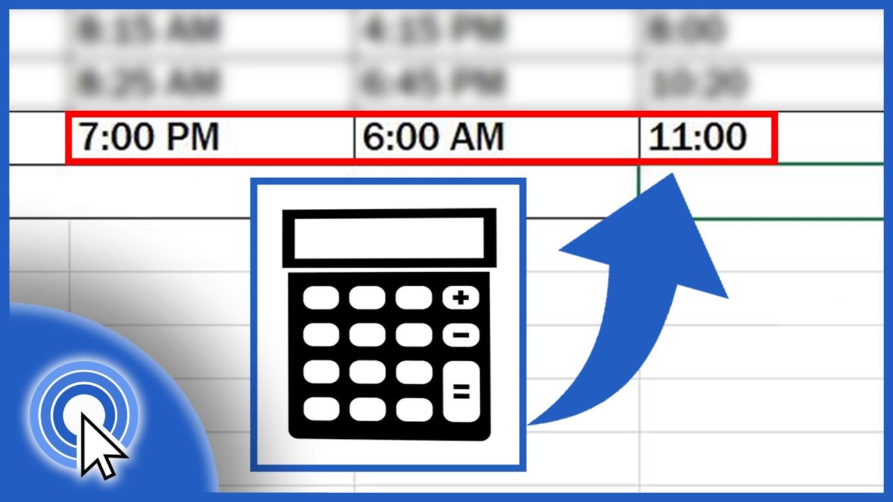 How To Calculate Hours Worked In Excel (Midnight Span)