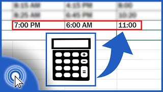 How to Calculate Hours Worked in Excel (Midnight Span) screenshot 2