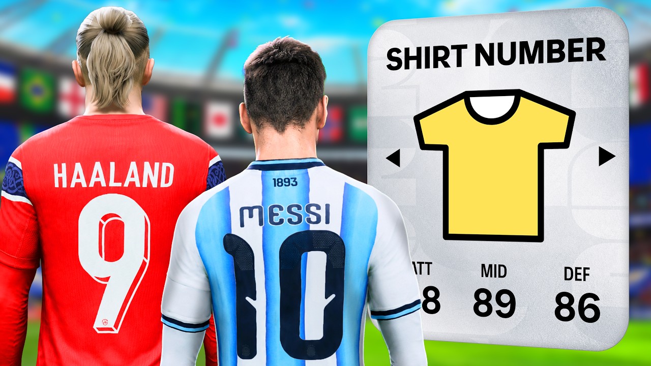 1 World Cup Player from Every Shirt Number...