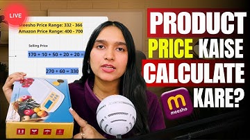 Meesho Price Calculation for Beginners | How to Set Meesho Product Listing Price Step-by-Step