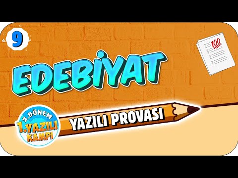 9. Sınıf Edebiyat 2.Dönem 1.Yazılıya Hazırlık #2022