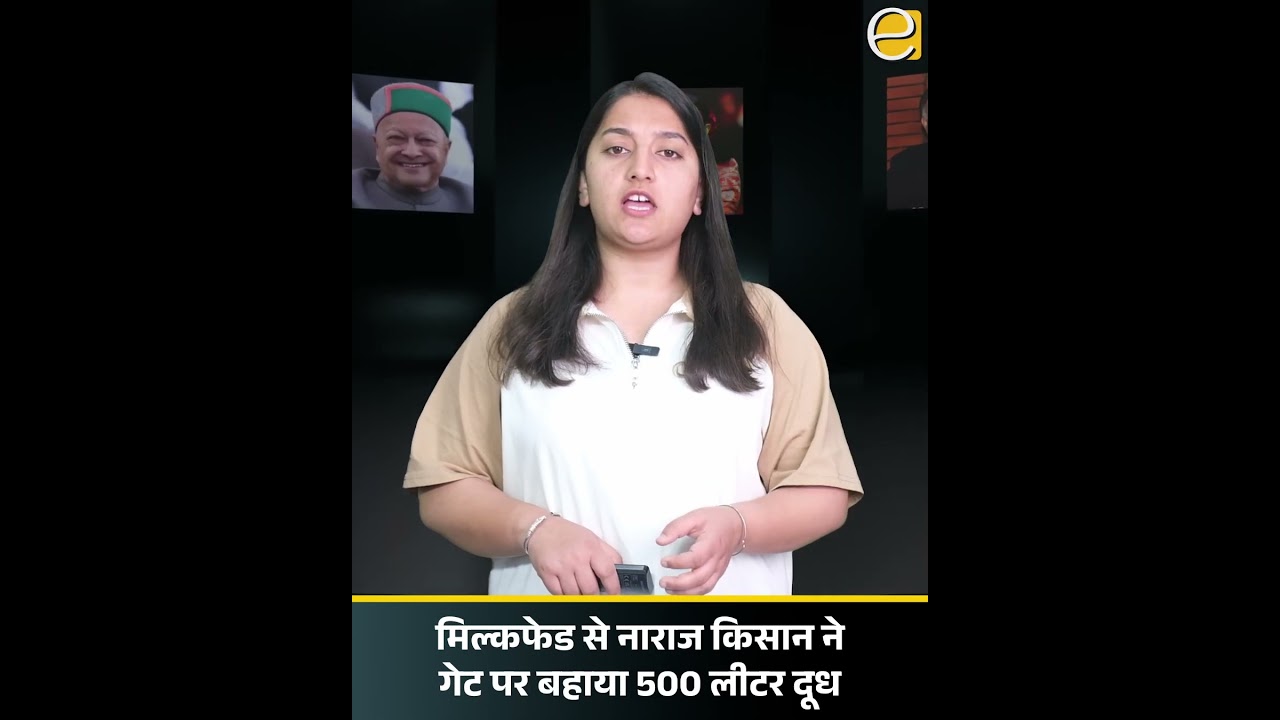 मिल्कफेड से नाराज किसान ने बहाया 500 लीटर दूध, खरीद न होने पर विरोध | Himachal News Today