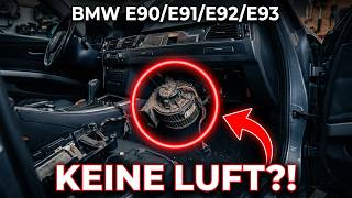BMW E90 E91 E92 E93 Innenraumgebläse ausbauen | Lüftung Problem beheben