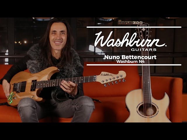 Nuno Bettencourt on the Washburn N4 at The Music Zoo - YouTube