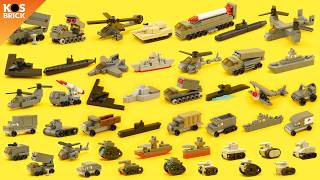 Lego Mini Military Vehicles - Part 1-8 (Tutorial)