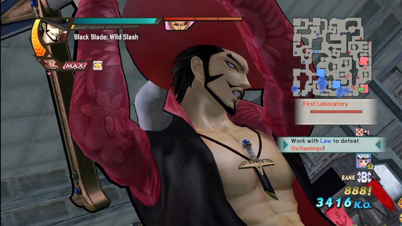 MIHAWK - ONE PIECE PIRATE WARRIORS 3 GAMEPLAY [NO COMMENTARY]
