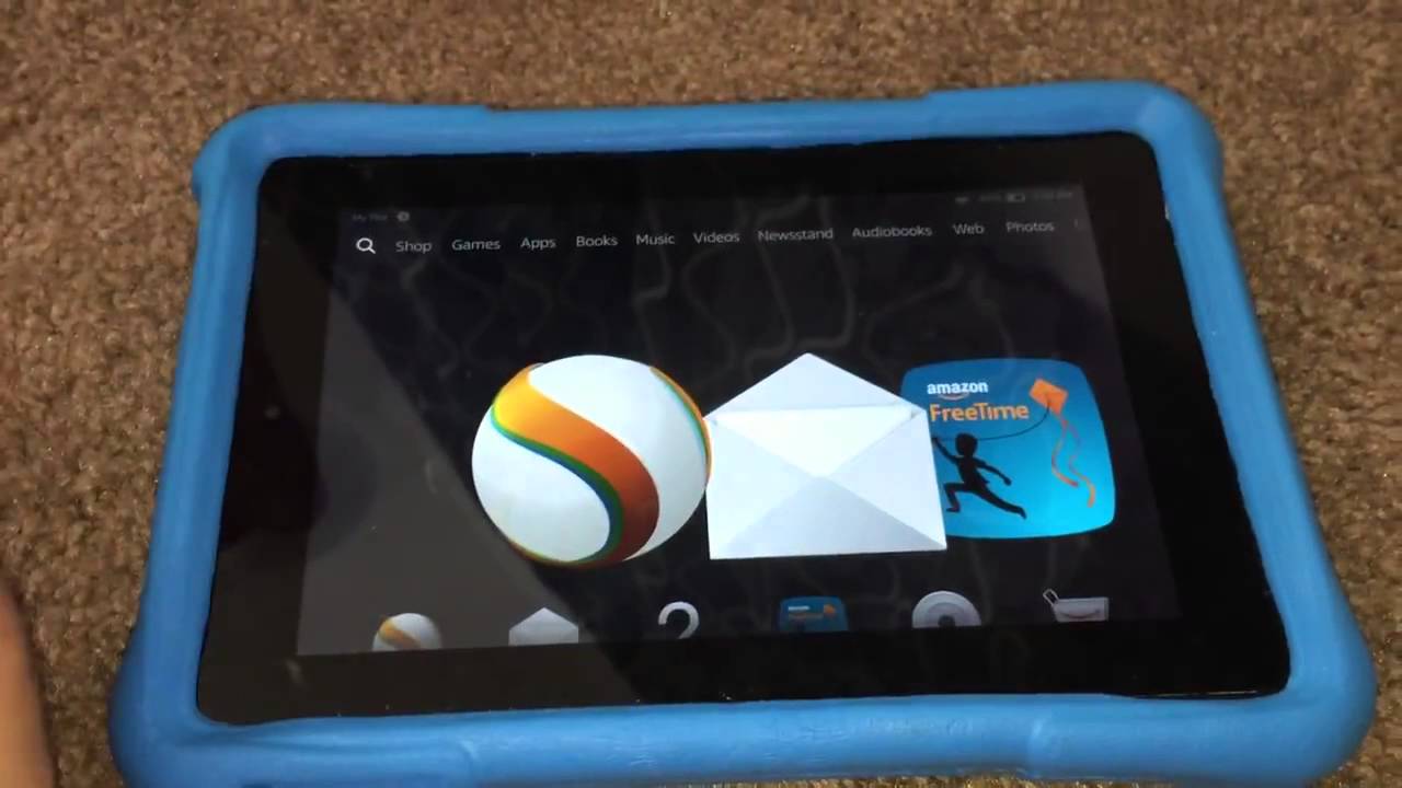 Kindle Fire HD7 Kids Edition YouTube
