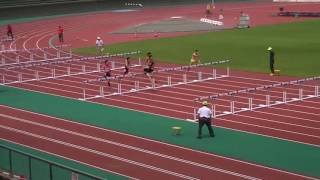 20160617 北信越高校総体 男子110mH予選5組