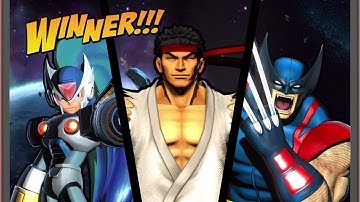 ULTIMATE MARVEL VS. CAPCOM 3 Ryu,Zero,Wolverine Requested Gameplay