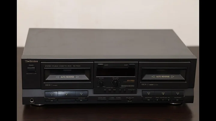 Technics Stereo Double Cassette Deck, Model : RS-TR313
