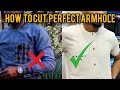 How to Cut and Stitch  the PERFECT Armhole 