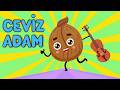 Hareketli ve Neşeli: Ceviz Adam Şip Şap Şop (Altyazılı Bebek Şarkıları)