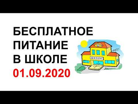 БЕСПЛАТНОЕ ПИТАНИЕ В ШКОЛЕ 2020 | Все льготы для школьников