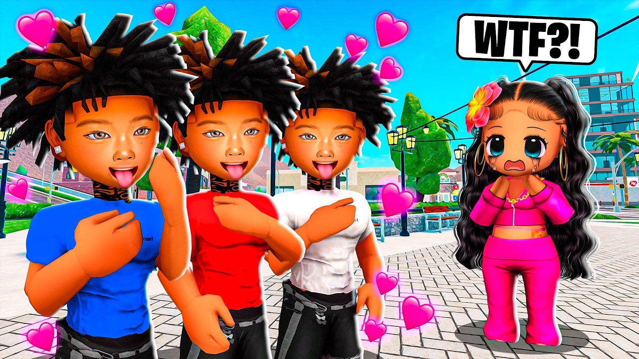 Жуткие реалистичные тройняшки следят за мной в Roblox Snapchat в LifeTogether 🏠 RP