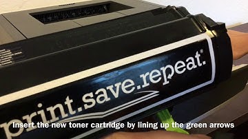 How to Replace Your Lexmark MS310d Toner Cartridge