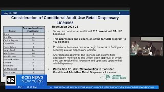NYS Cannabis Control Board considers more than 200 new dispensary licenses