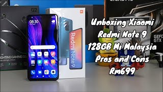 Unboxing Xiaomi Redmi Note 9 128Gb Mi Malaysia Set Rm699