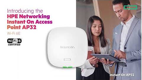 Optimize performance on all your Wi Fi 6E devices with HPE Networking Instant On Access Point AP32