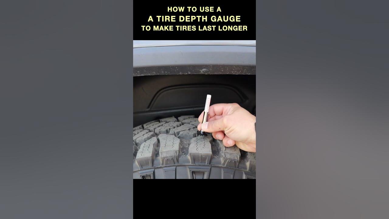 How to Use A Tire Depth Gauge to Make Your Tires Last Longer YouTube
