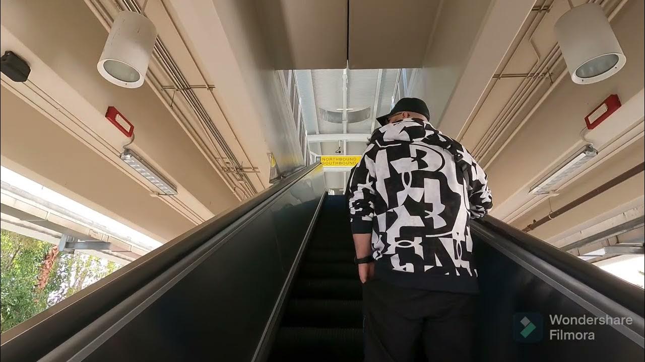 Taking the Las Vegas Monorail from the Horseshoe Hotel and Casino to