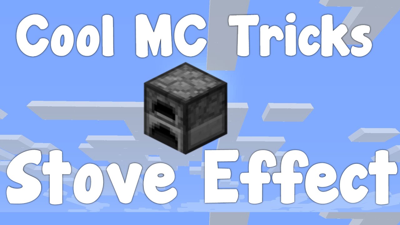 Minecraft How to Make a Stove (Effect) Cool Minecraft Tricks YouTube